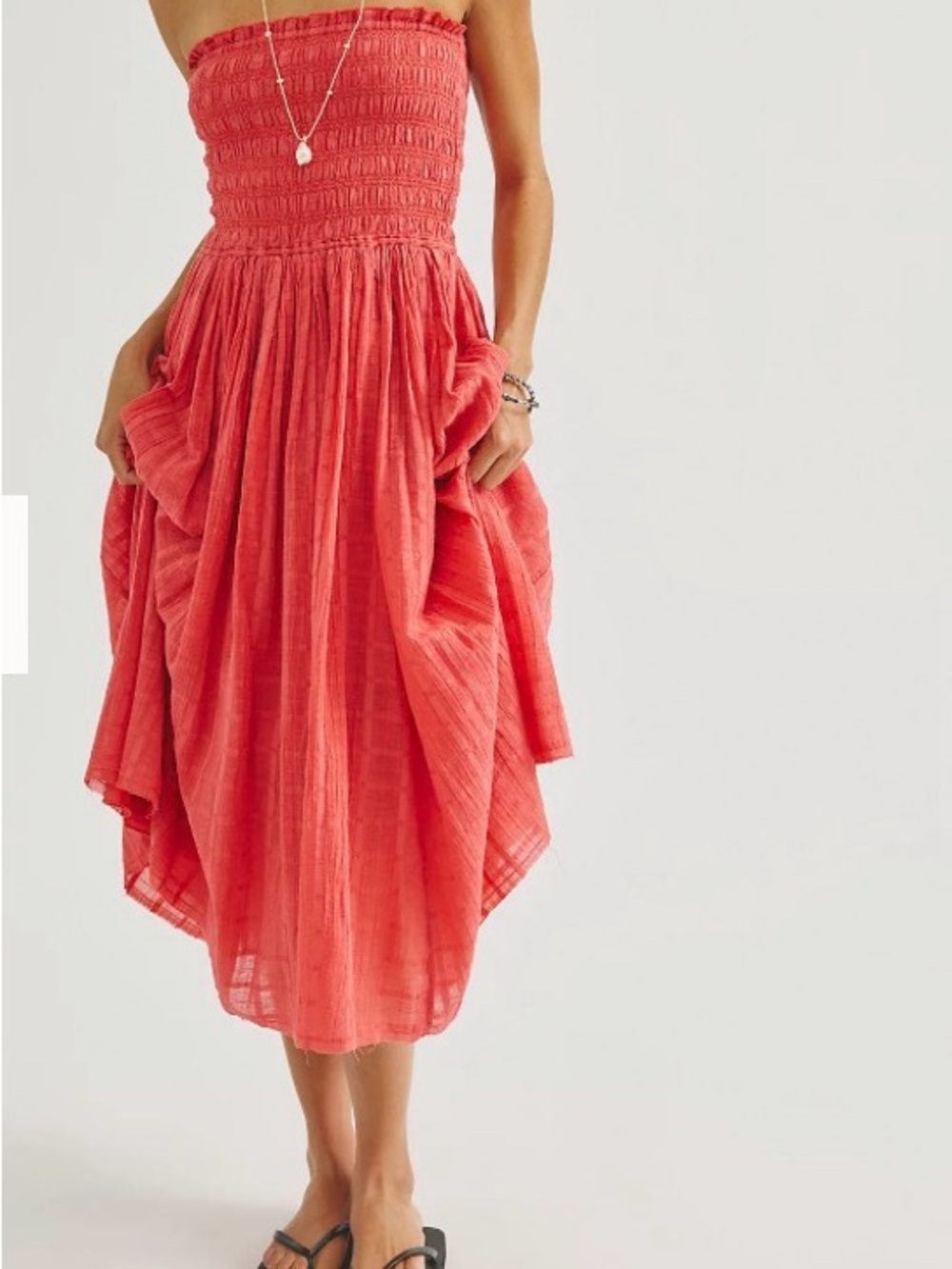 Free People Raven Convertible Maxi Skirt in Rusty Rose XS - Picture 4 of 4